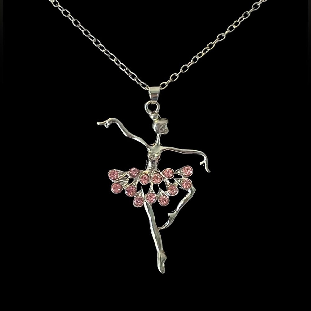 🆕 Ballerina Necklace - Pink - Picture 9 of 16